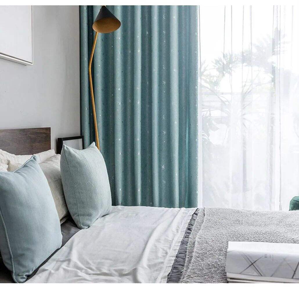 Foulola: Linen Style Polyester Brushed Jacquard Curtain details