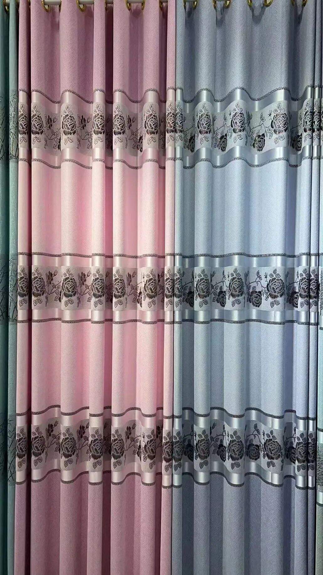 Foulola News: Cheap Jacquard Curtain Fabric, Widht 2.8m factory