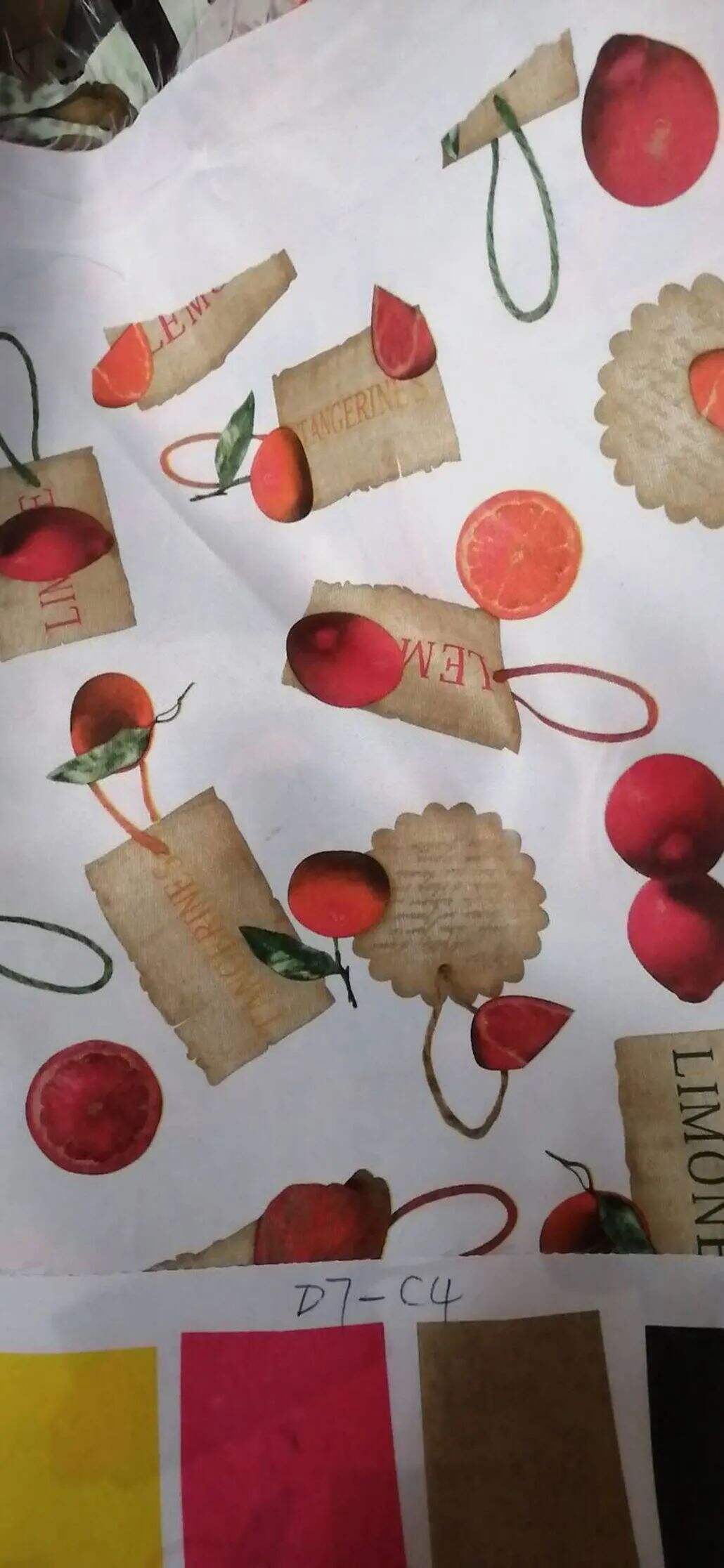 Foulola Kitchen Curtain -- Printed Patterns Collectio factory