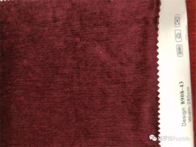 Foulola: 8908 Series Two Sided Velvet Curtain Fabric supplier