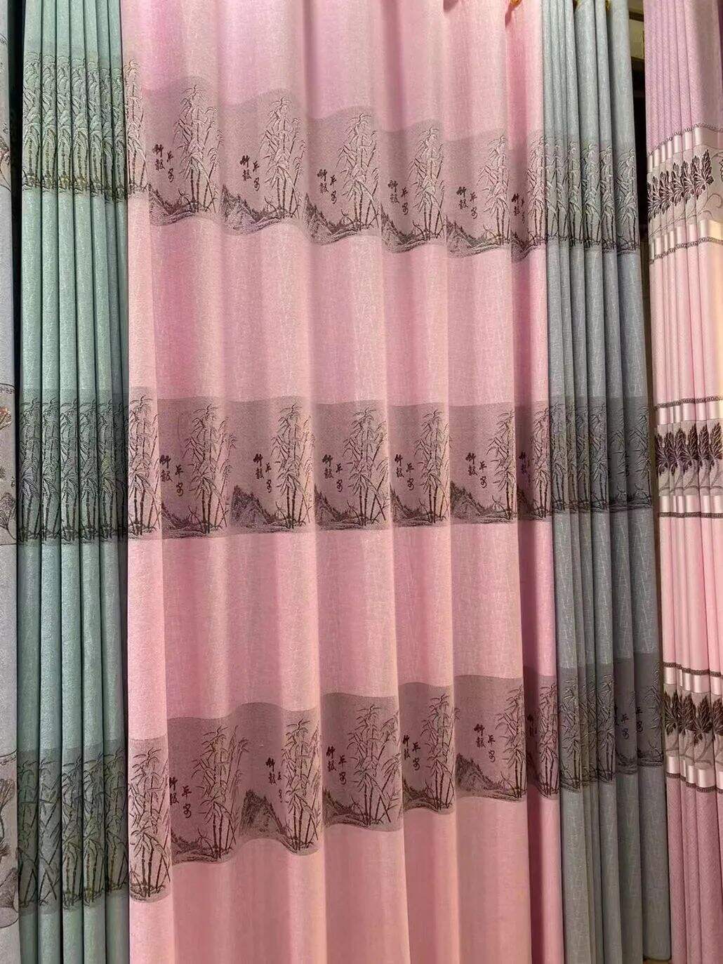 Foulola News: Cheap Jacquard Curtain Fabric, Widht 2.8m factory