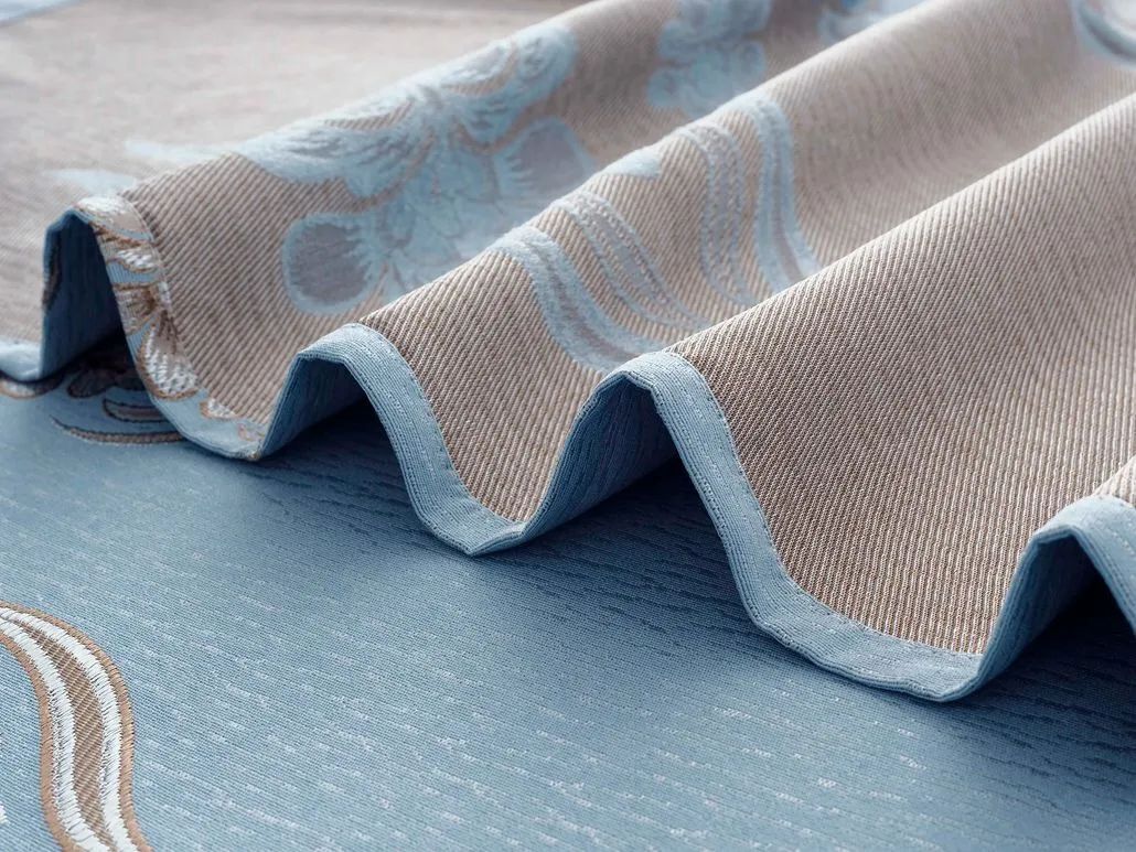 Foulola News:2.8/3.2m Width Jacquard Blackout Curtain 2201Series details