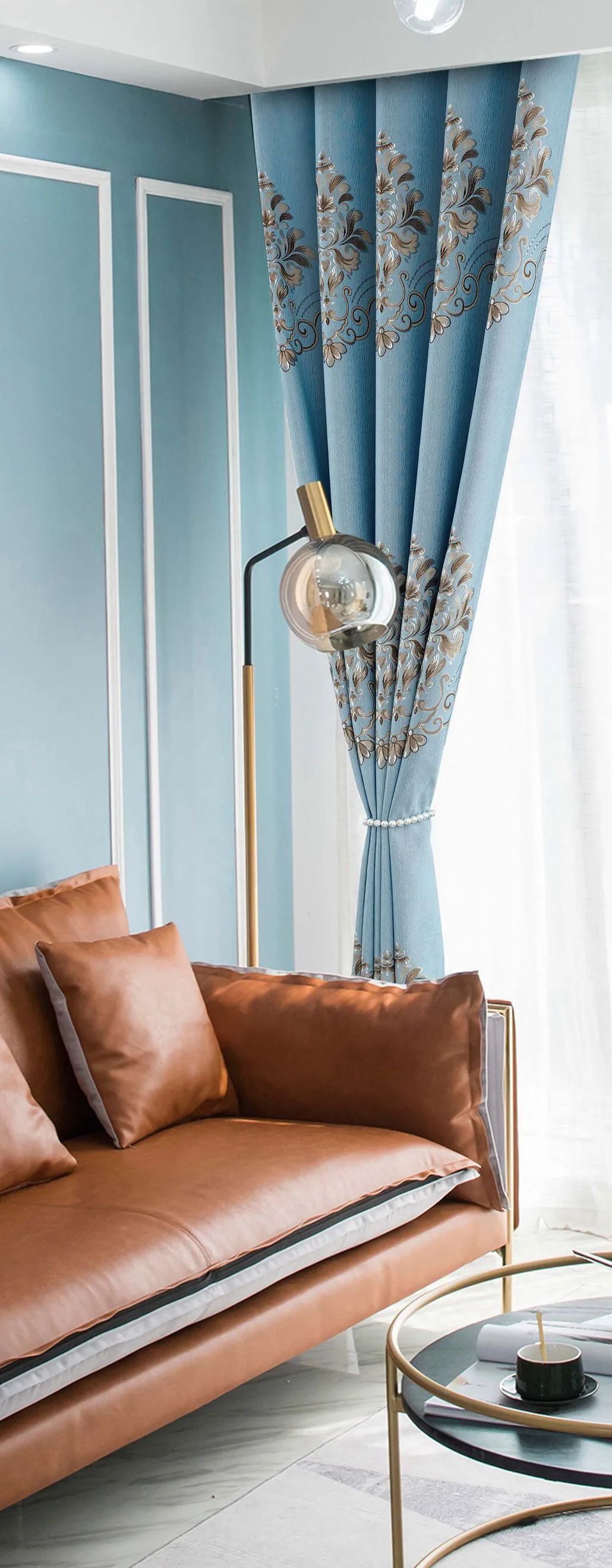 Foulola News:2.8/3.2m Width Jacquard Blackout Curtain 2201Series manufacture