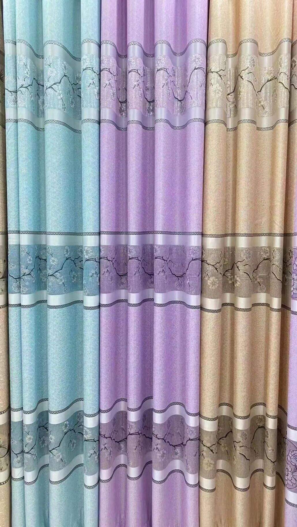 Foulola News: Cheap Jacquard Curtain Fabric, Widht 2.8m details