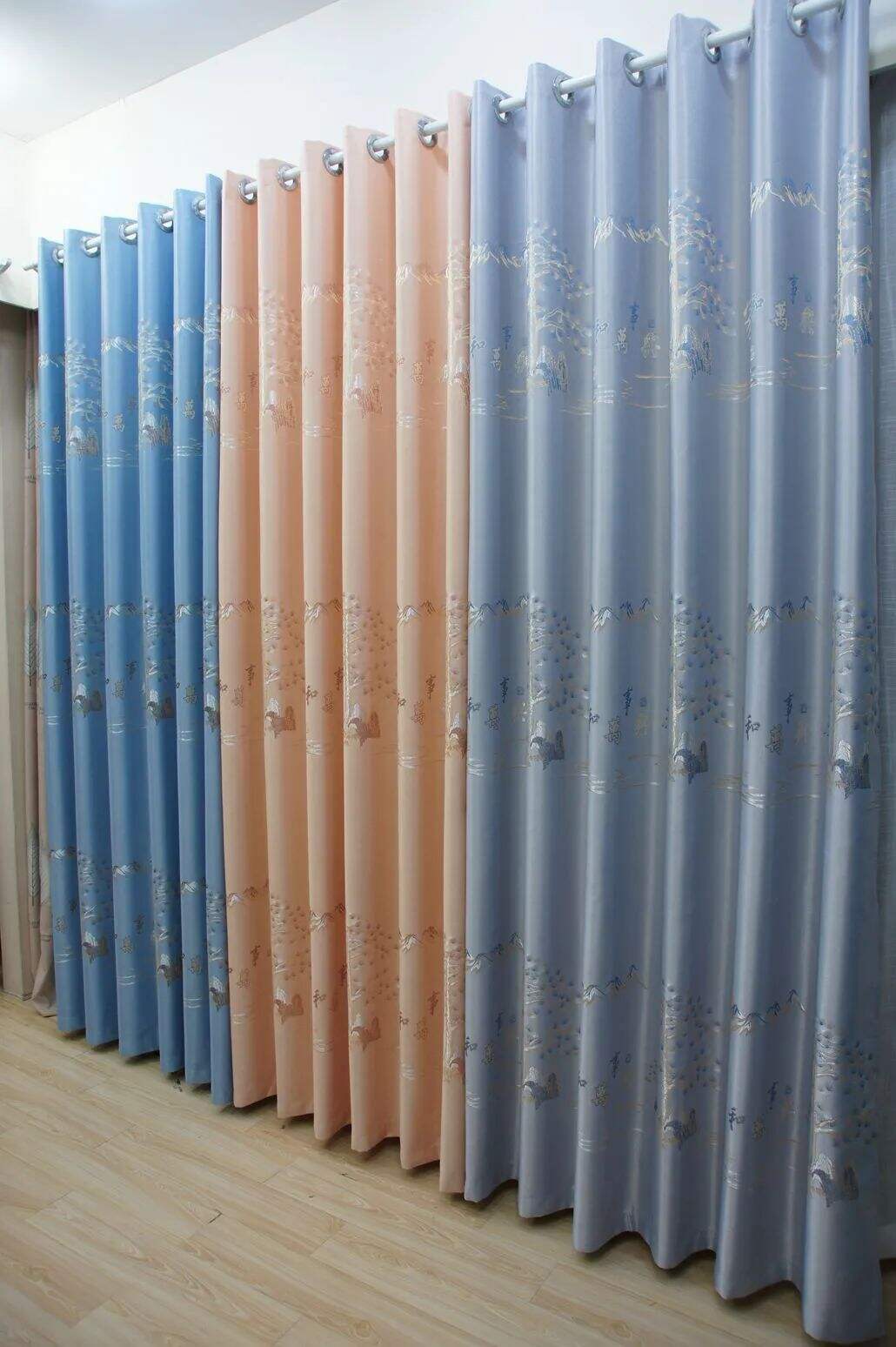 Foulola News:8808/8809/8810 Series Jacquard Blackout Curtain factory