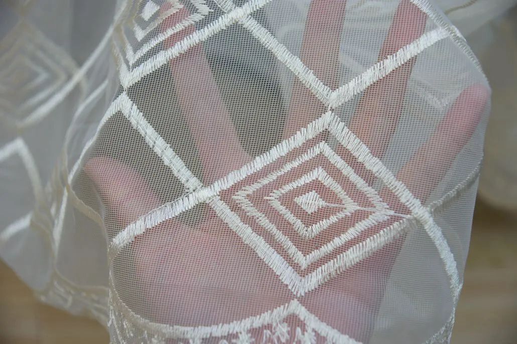 Foulola News: Embroidery Sheer Curtain :SHXG#/MFSL# manufacture
