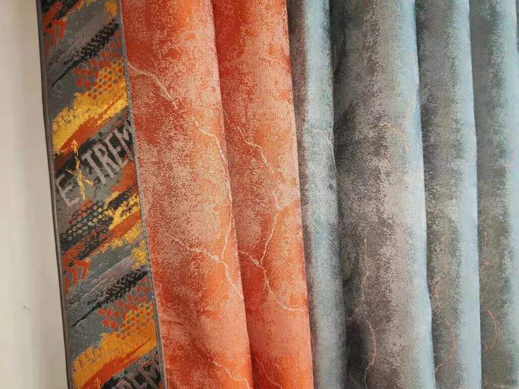 Foulola News: 3.4m Height Mix Style Weaving Luxury Curtain manufacture