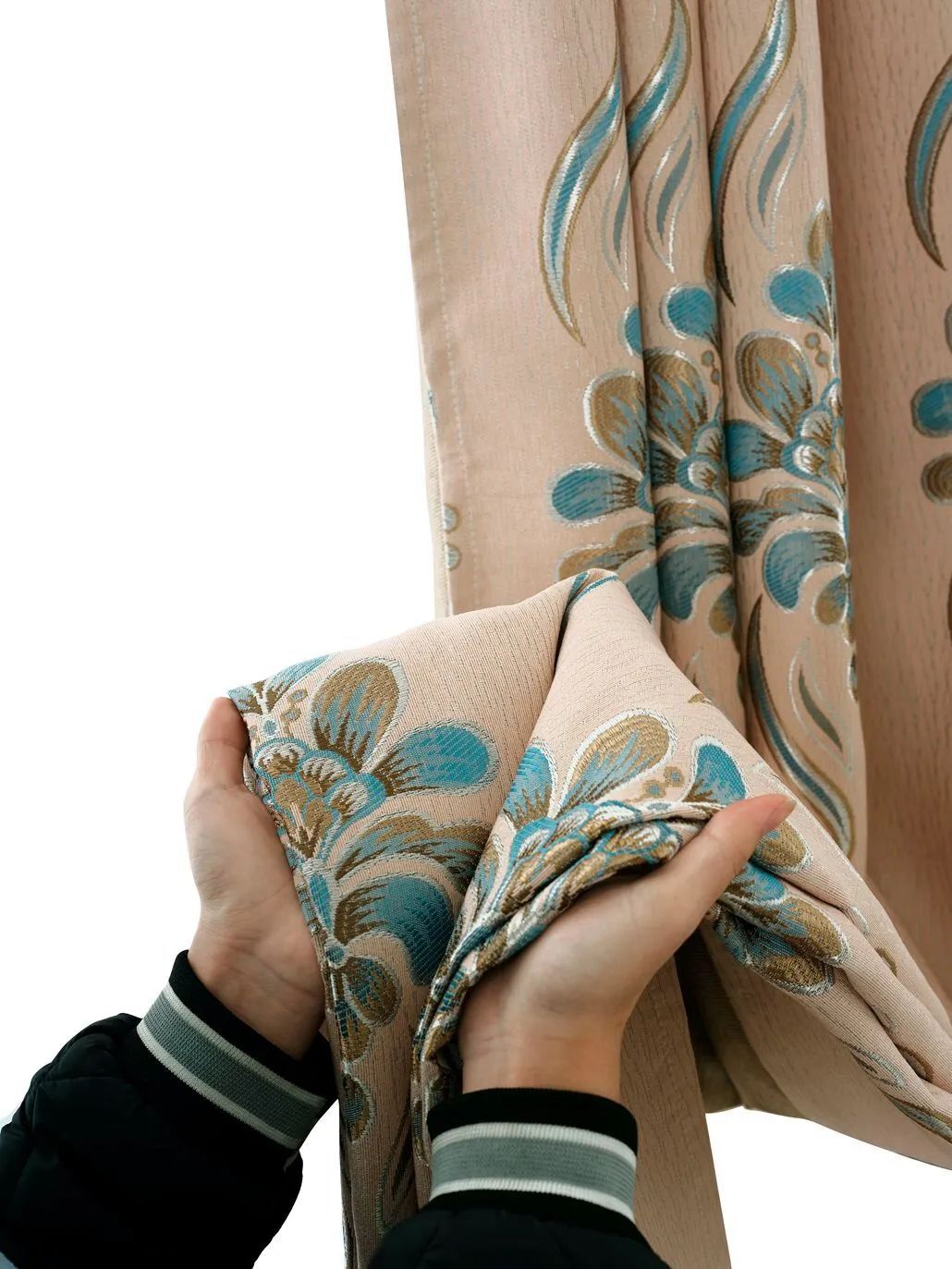 Foulola News:2.8/3.2m Width Jacquard Blackout Curtain 2201Series factory