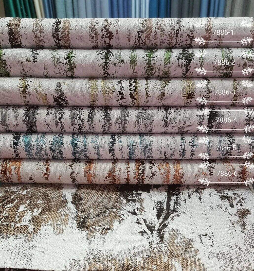 Foulola News:Luxury Jacquard 7885 Series Vivid Decorative Fabric details