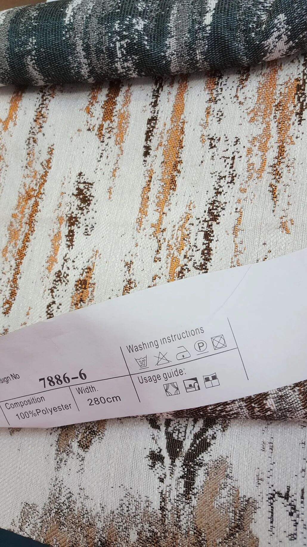 Foulola News:Luxury Jacquard 7885 Series Vivid Decorative Fabric details
