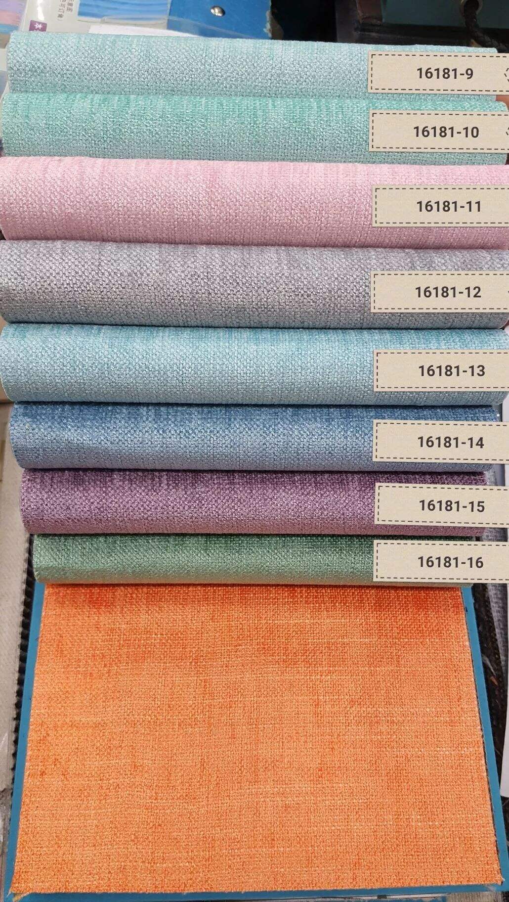Foulola News: 16181# Series Two Sides Same Linen Style Velvet details