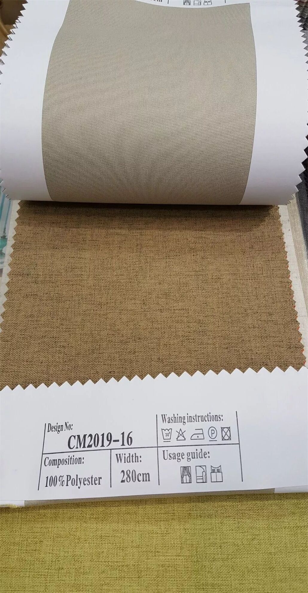 Foulola News: 2019# Linen 100% Blackout， Maling Coating Artwork, Vandtæt Gardin & Stoffabrik