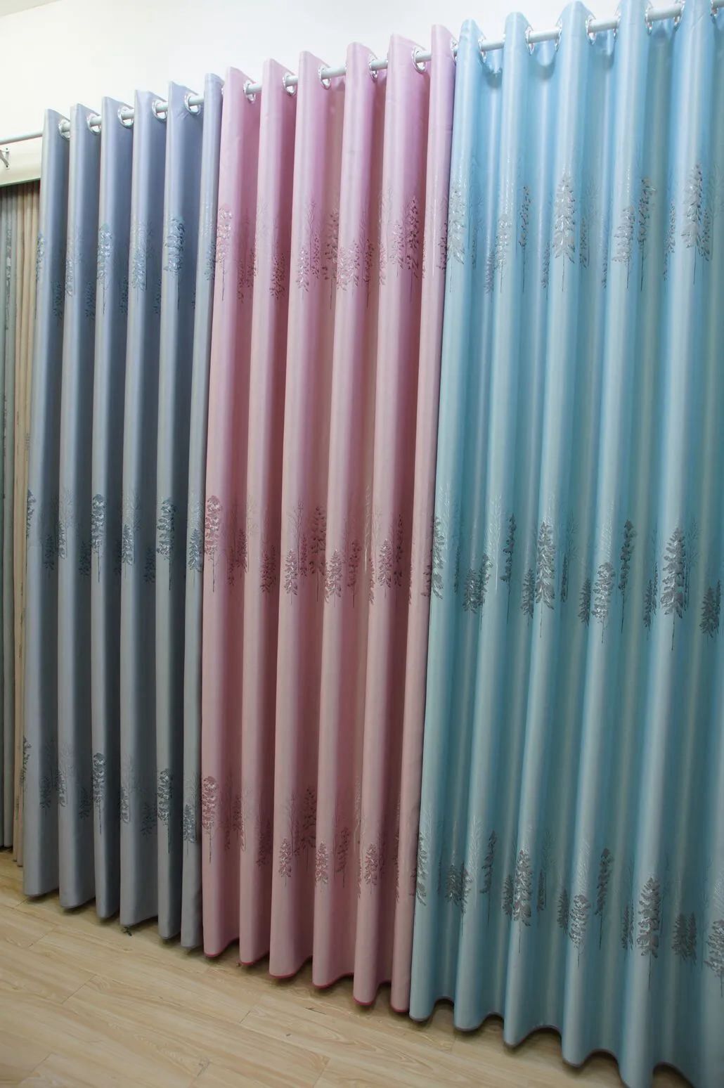 Foulola News:9901/9902/9903#Series 2.8/3.2mWidth BlackoutCurtain supplier