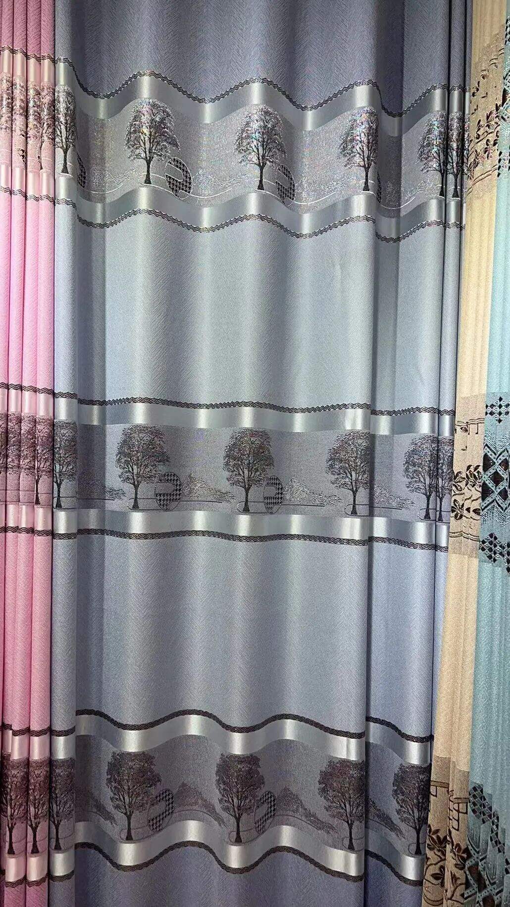 Foulola News: Cheap Jacquard Curtain Fabric, Widht 2.8m details