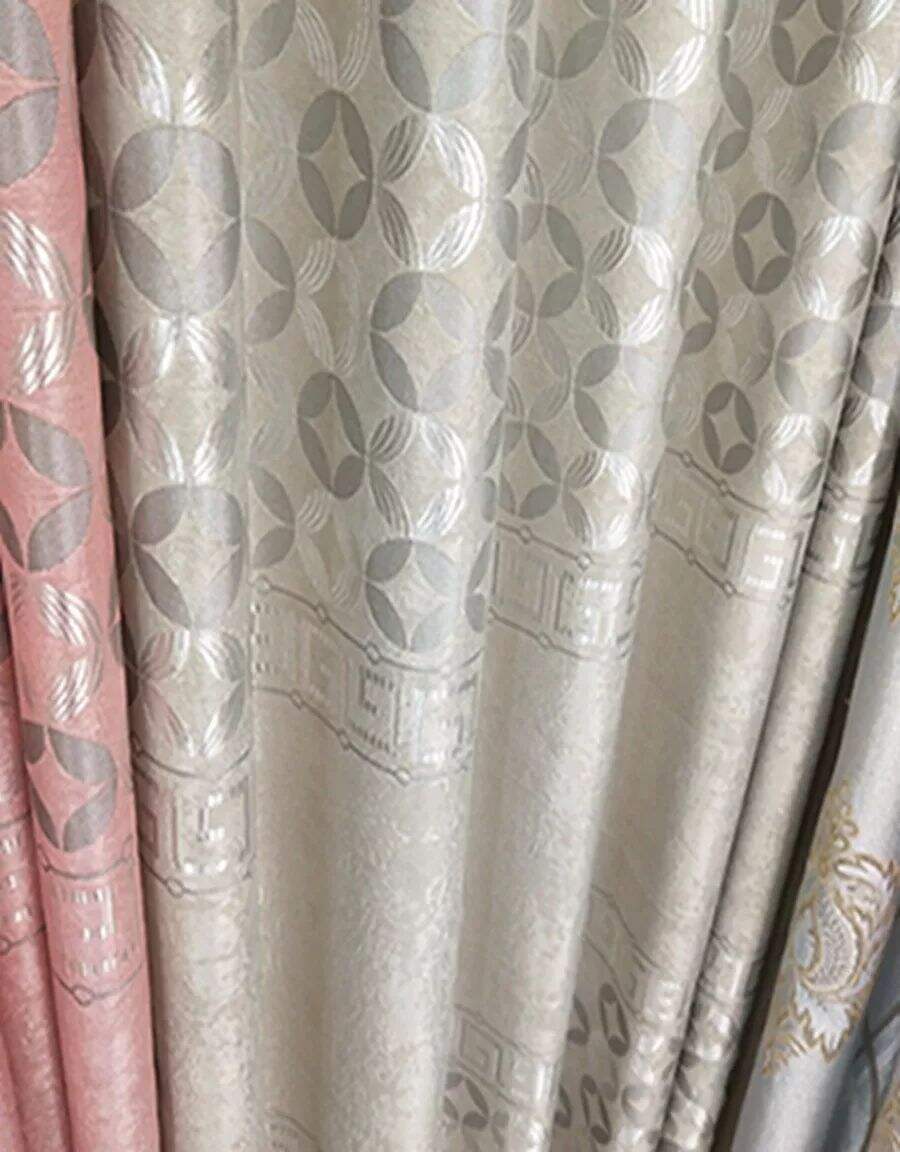 Foulola New Cheap Price Series: Jacquard Cheap Blackout Curtain manufacture