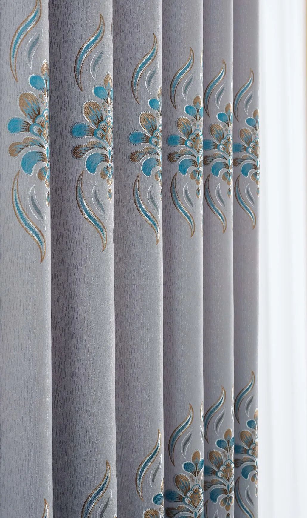 Foulola News:2.8/3.2m Width Jacquard Blackout Curtain 2201Series factory