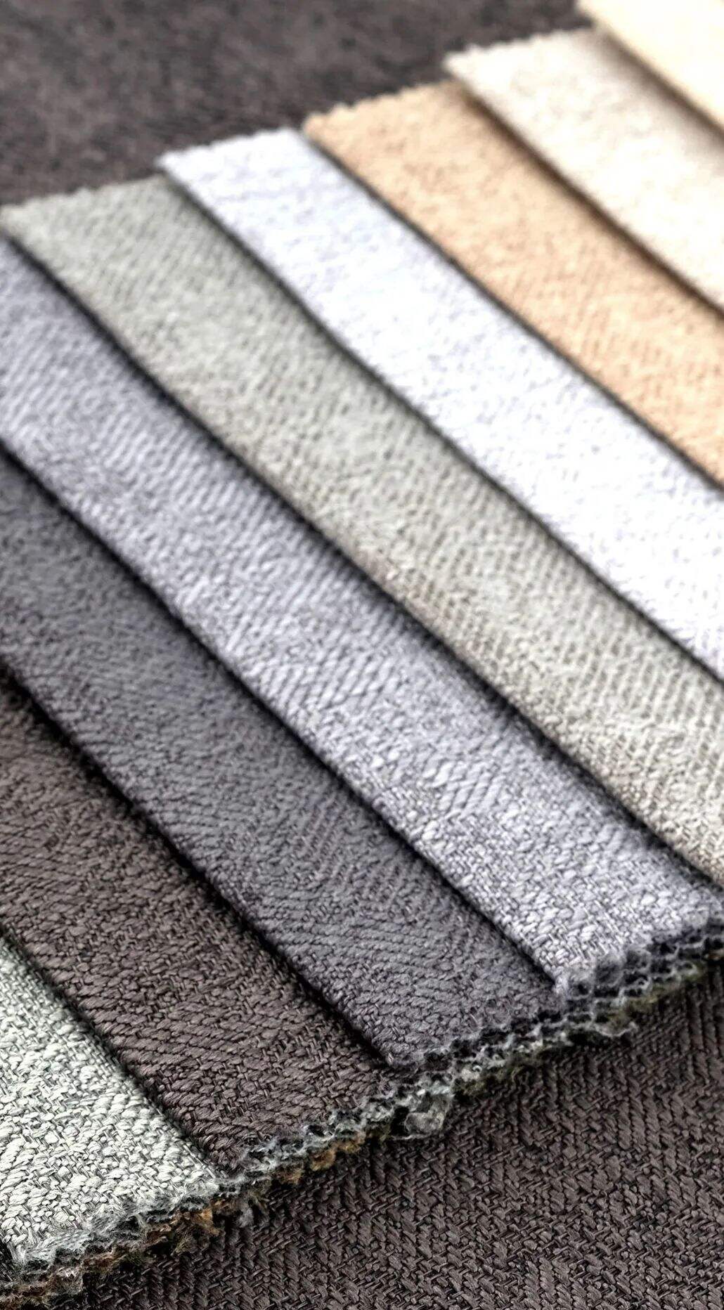 Foulola News：Plain Linen Sofa Fabric - 17 Series factory