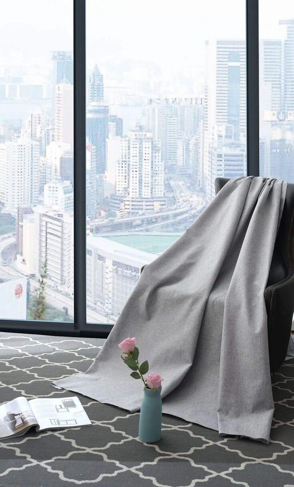 Foulola News:Plain Linen Cotton Sofa Fabric, Linen-04 manufacture