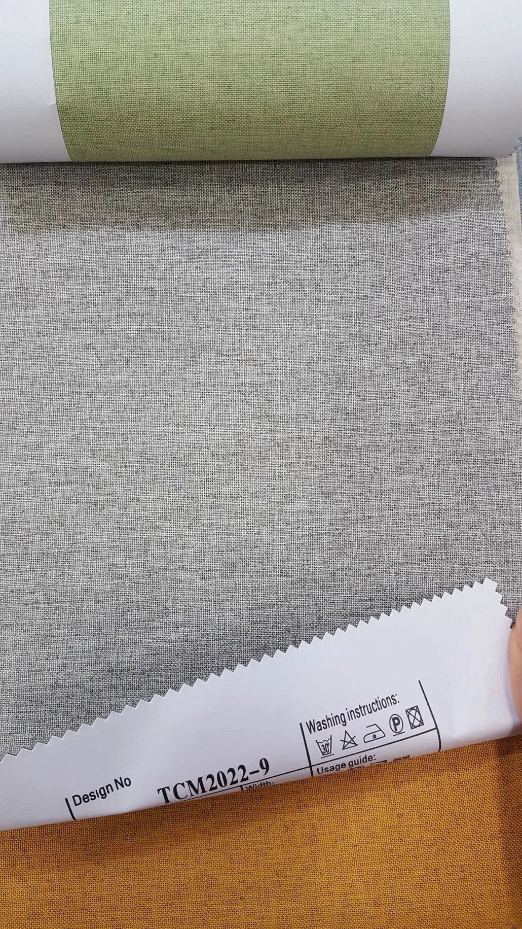 foulola news 2022 series paint coating artwork100 blackout waterproof curtain  fabric325-18