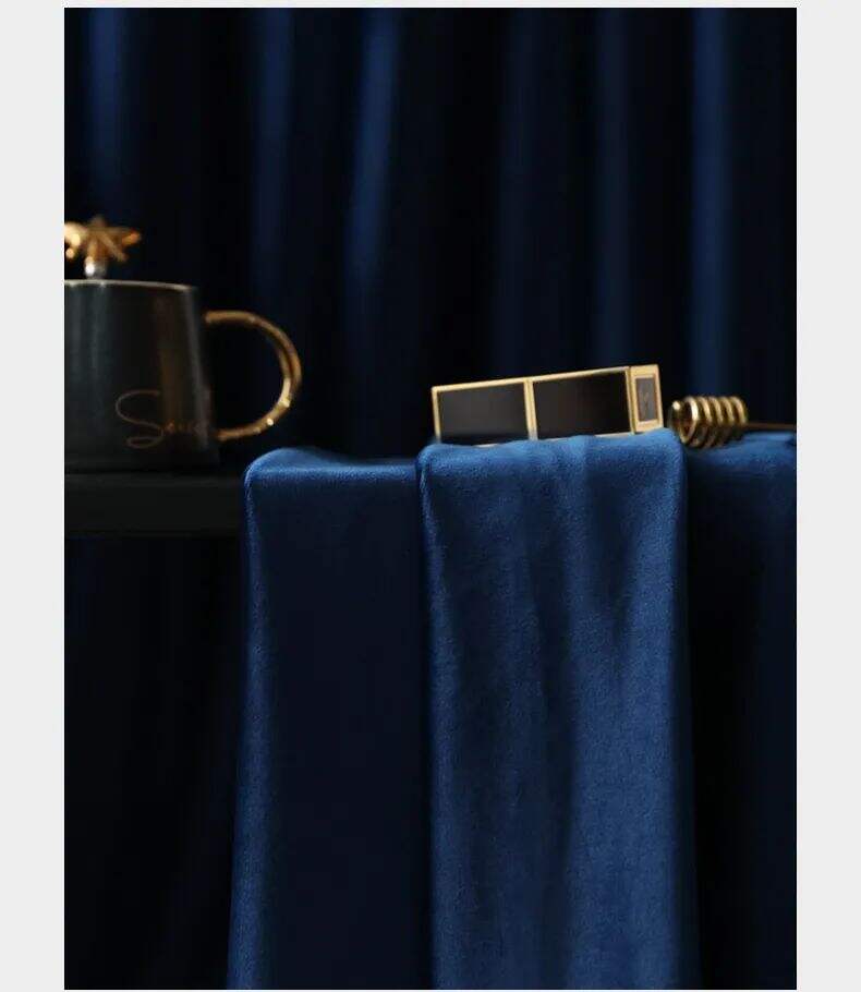 Foulola：120#Series Blackout dutch holland Velvet Curtain manufacture
