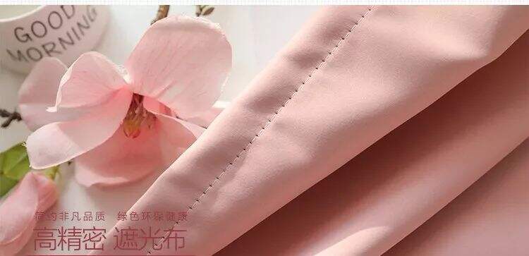 Foulola： Hot Sales Blackout Stars Curtain Fabric with Lace manufacture