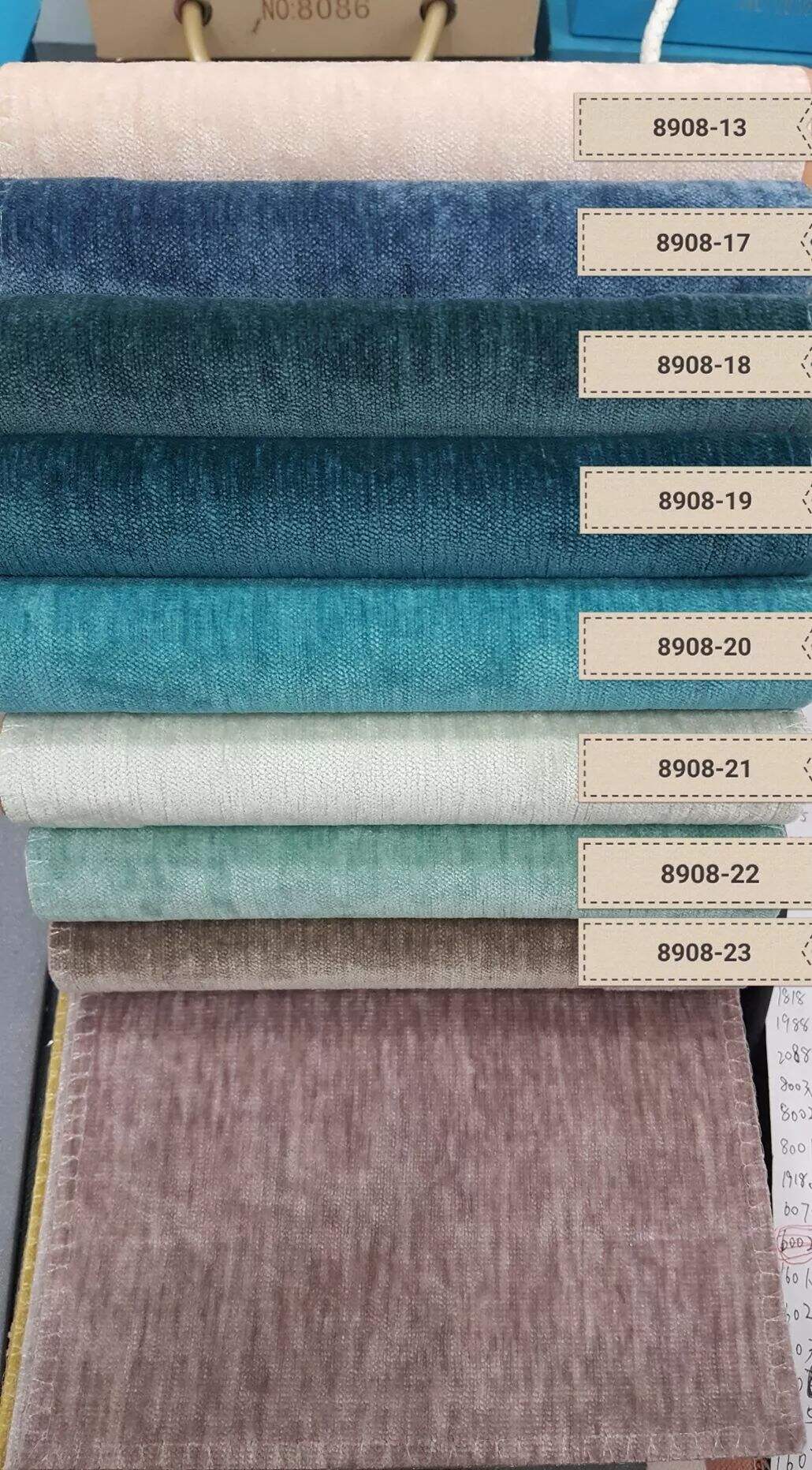 Foulola: 8908 Series Two Sided Velvet Curtain Fabric manufacture