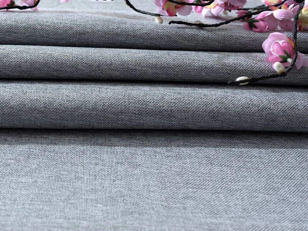 Foulola News:Plain Linen Cotton Sofa Fabric, Linen-04 details