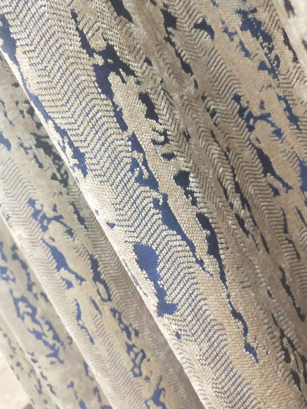 foulola news1688 series velvet jacqu rd curtain fabric 2832m671829-0