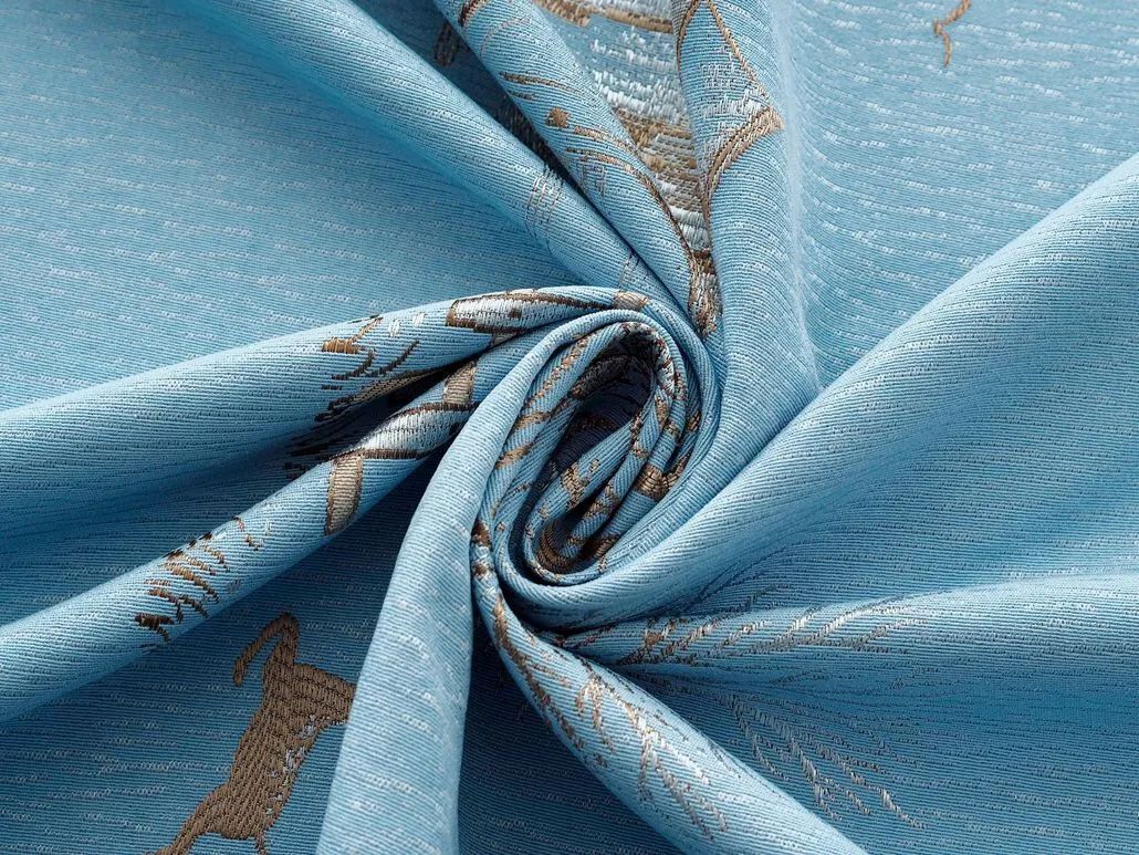 Foulola News:2.8/3.2m Width Jacquard Blackout Curtain 2201Series supplier