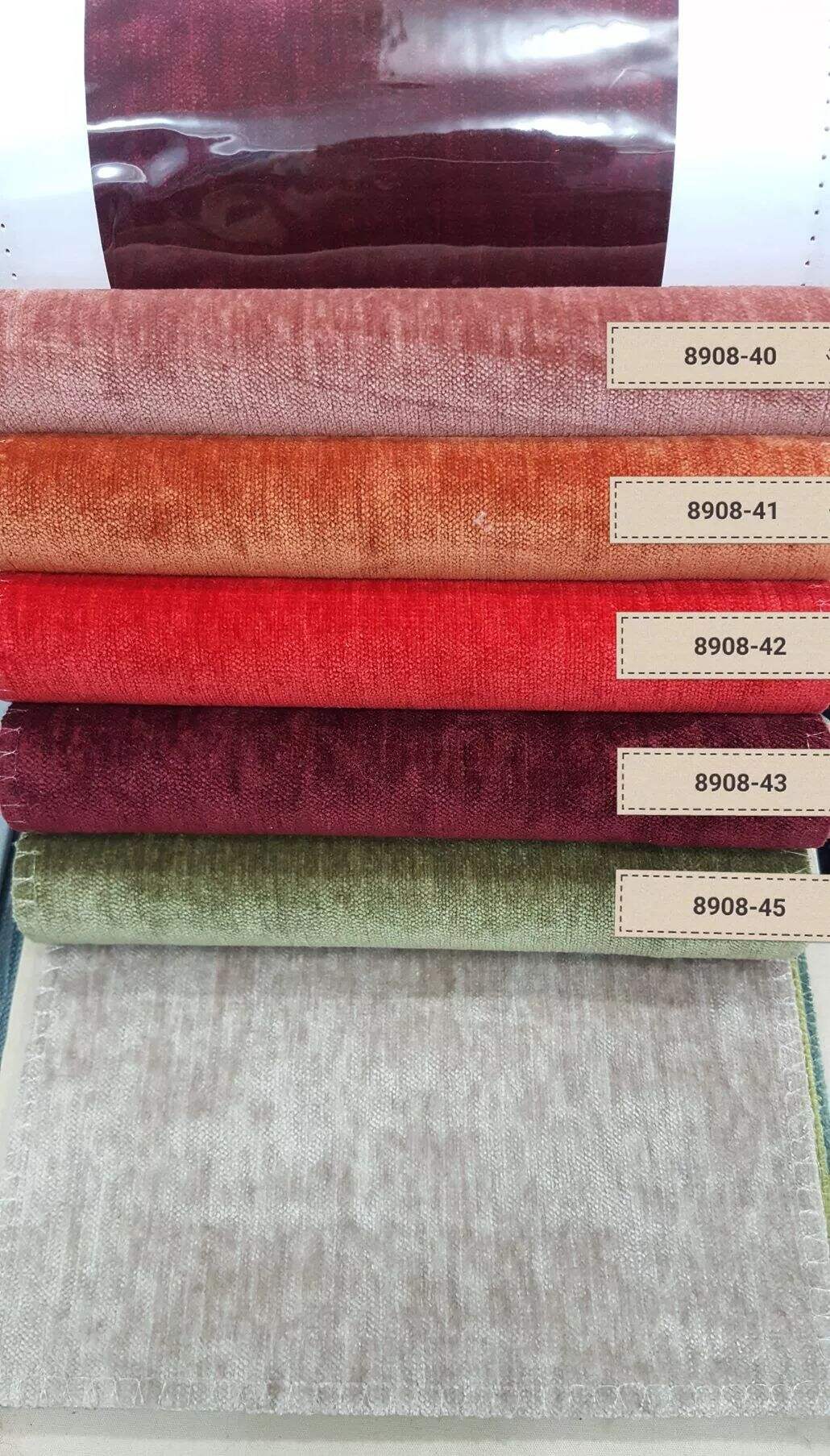 Foulola: 8908 Series Two Sided Velvet Curtain Fabric details