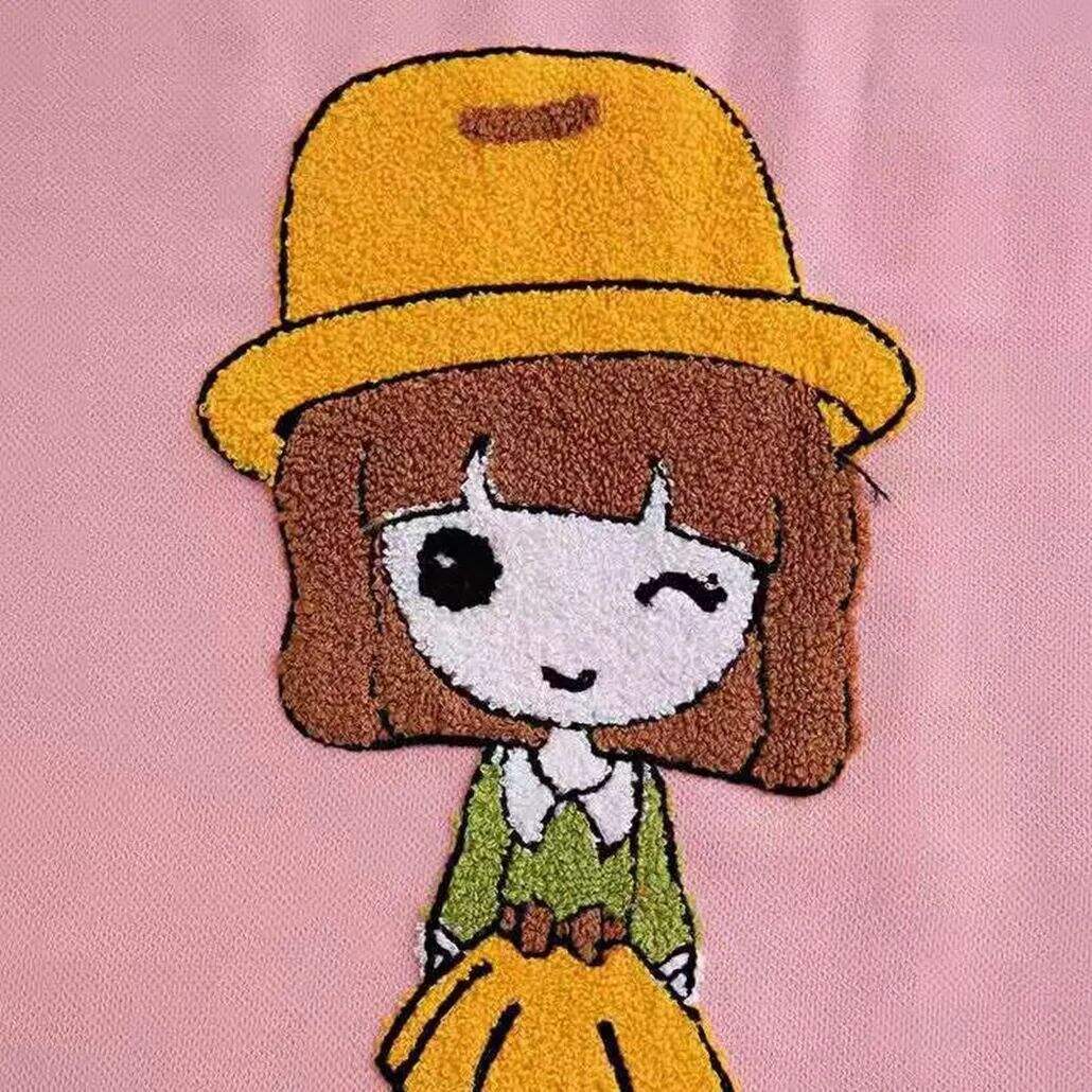 Foulola Cartoon Series: LL/NBT/YLX#, Embroidery Artwork, 700g/m manufacture