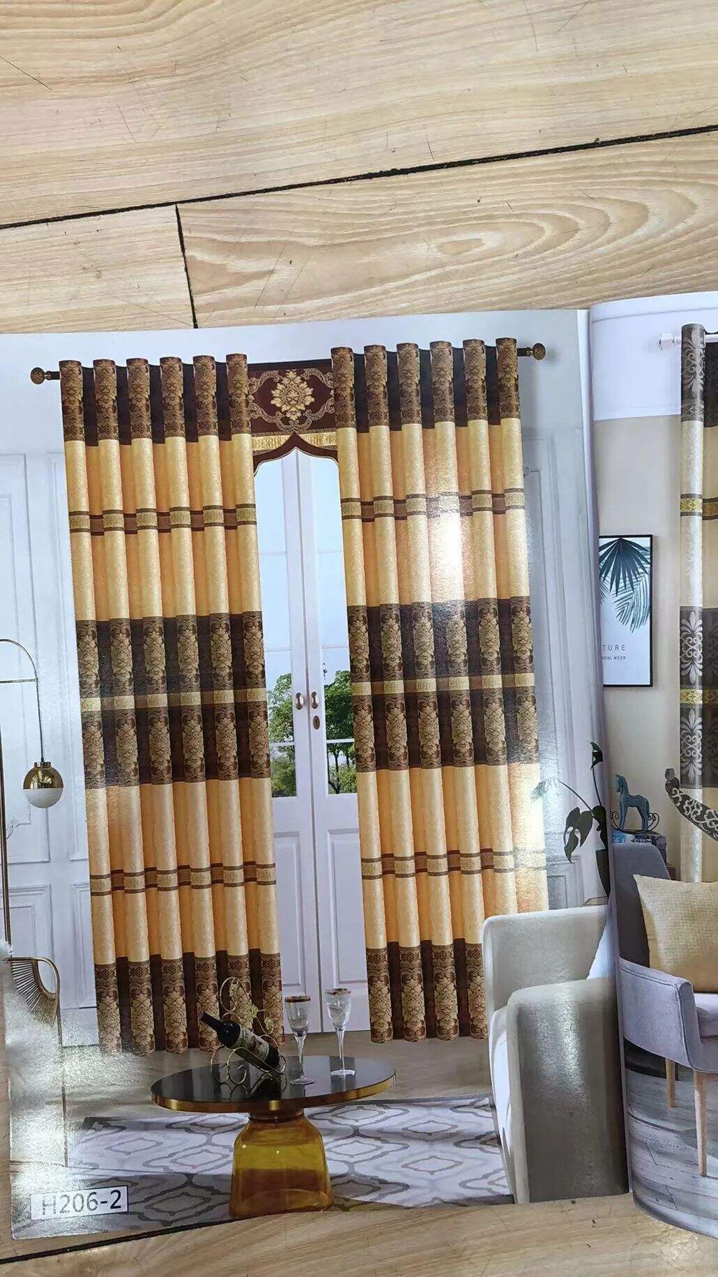 Foulola News: Cheap Jacquard Curtain Fabric. Width 280cm, factory