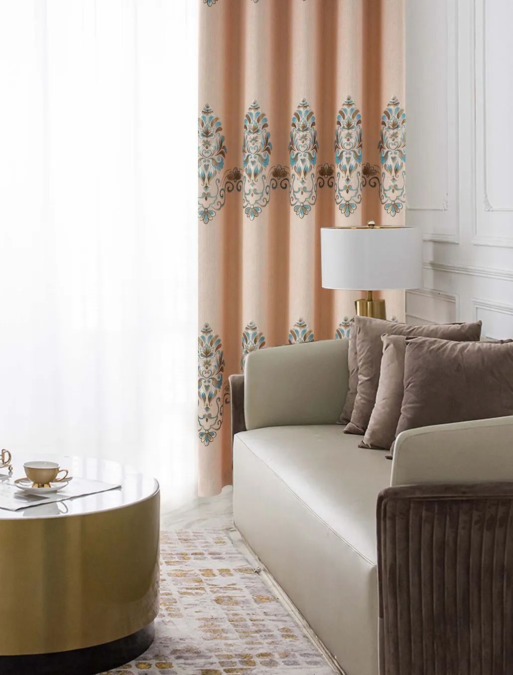 Foulola News:2.8/3.2m Width Jacquard Blackout Curtain 2201Series manufacture