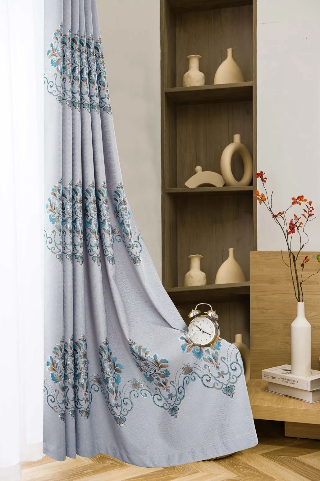 Foulola News:2.8/3.2m Width Jacquard Blackout Curtain 2201Series manufacture