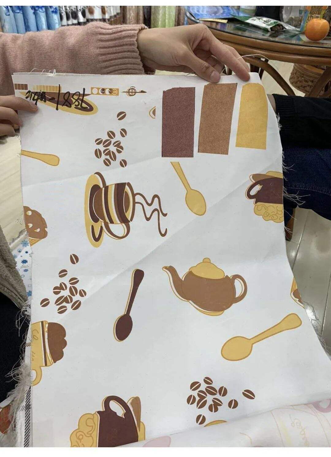 Foulola Kitchen Curtain -- Printed Patterns Collectio details