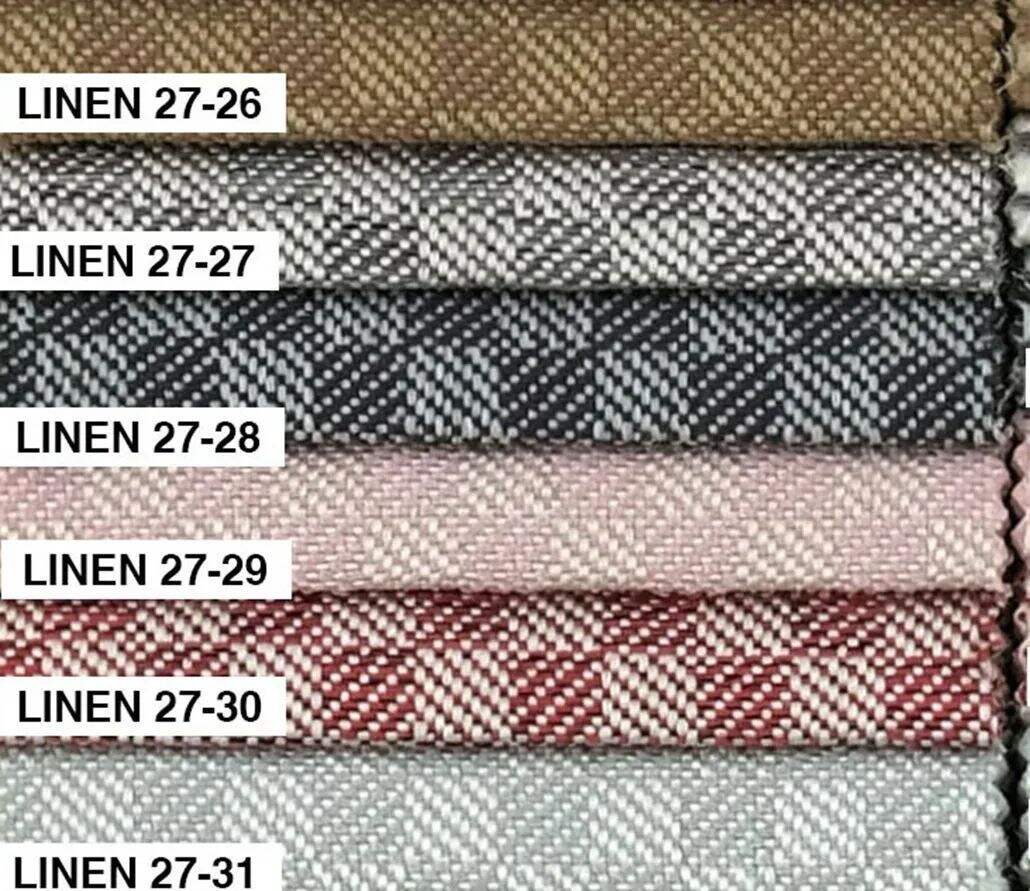 Foulola News：Plain Linen Sofa Fabric - 27 Series factory