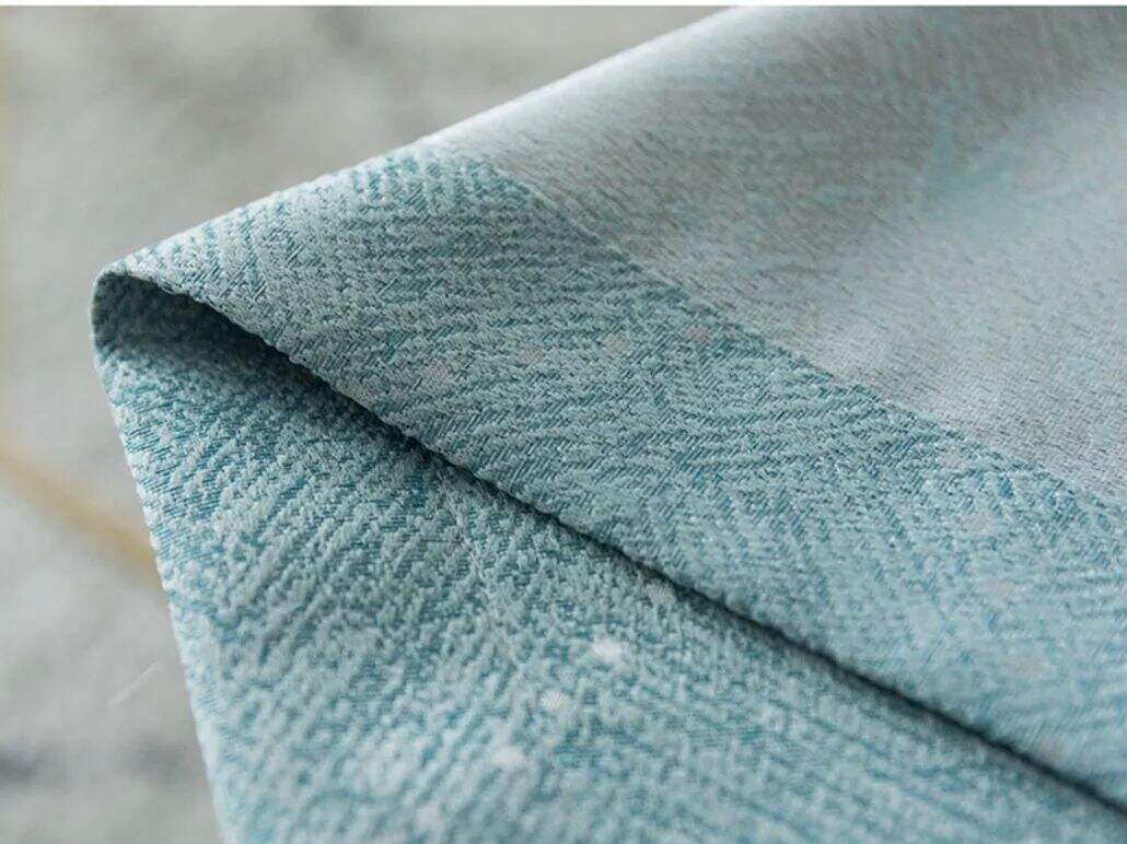 Foulola: Linen Style Polyester Brushed Jacquard Curtain manufacture