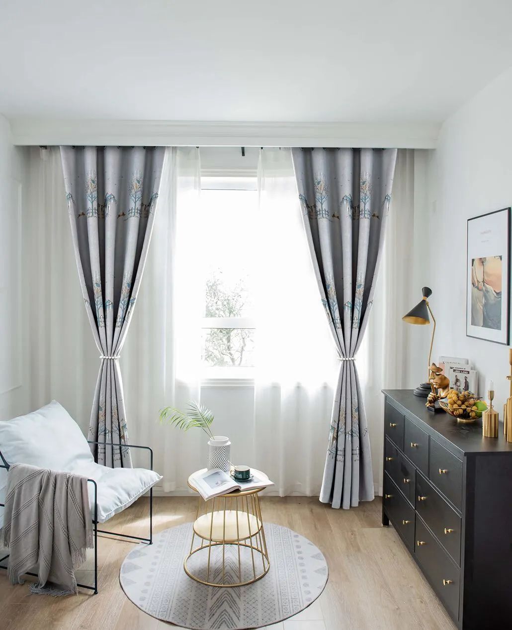 Foulola News:2.8/3.2m Width Jacquard Blackout Curtain 2201Series factory