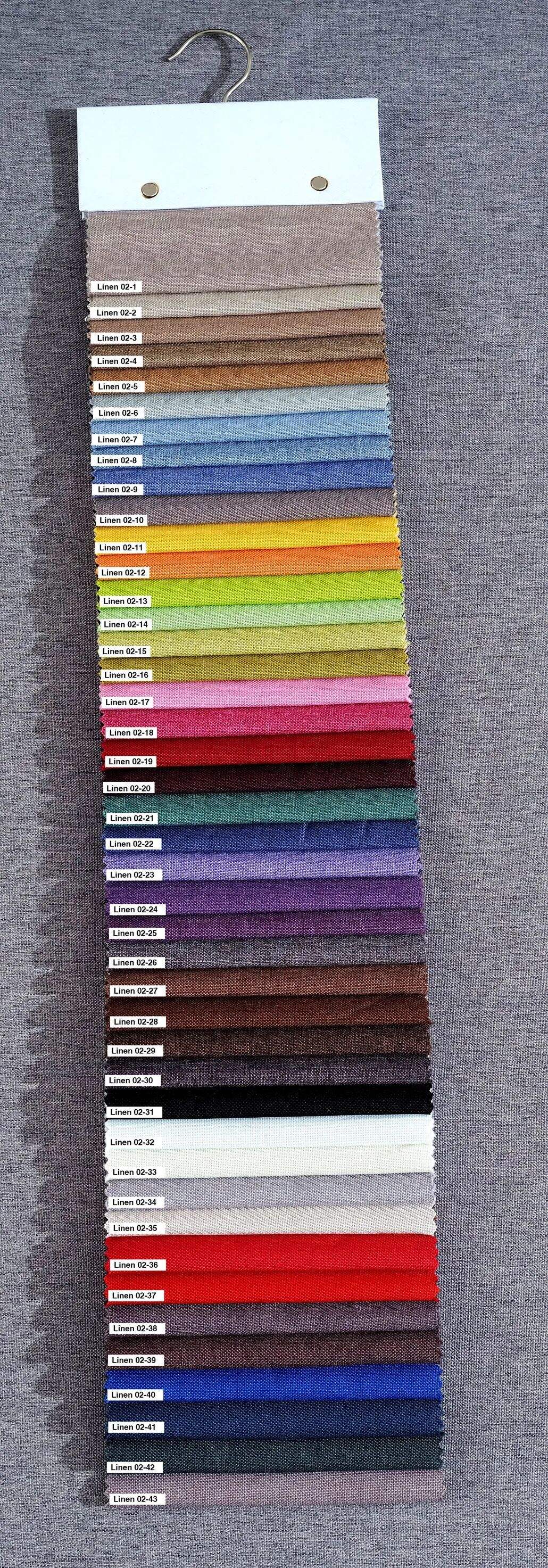 Foulola News:Plain Linen Sofa Fabric 02 Series details