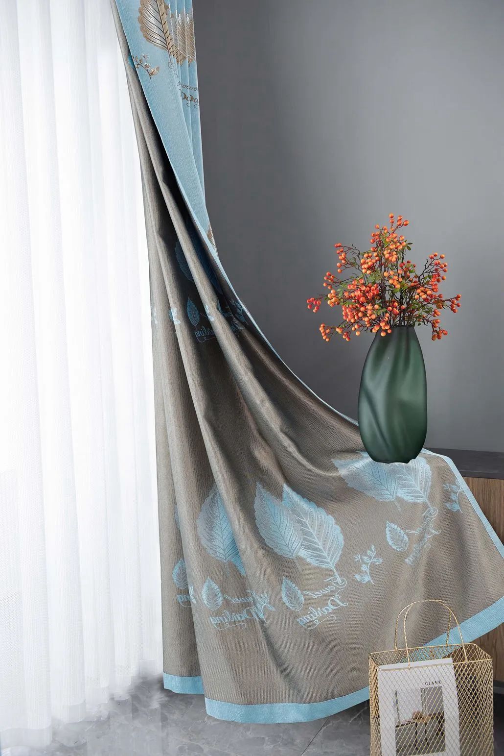 Foulola News:2.8/3.2m Width Jacquard Blackout Curtain 2201Series manufacture