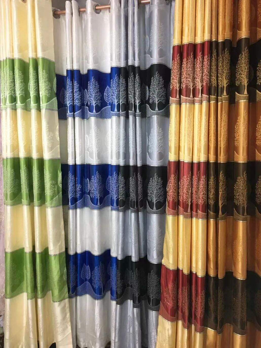 Foulola News: Cheap Jacquard Curtain Fabric. Width 280cm, factory
