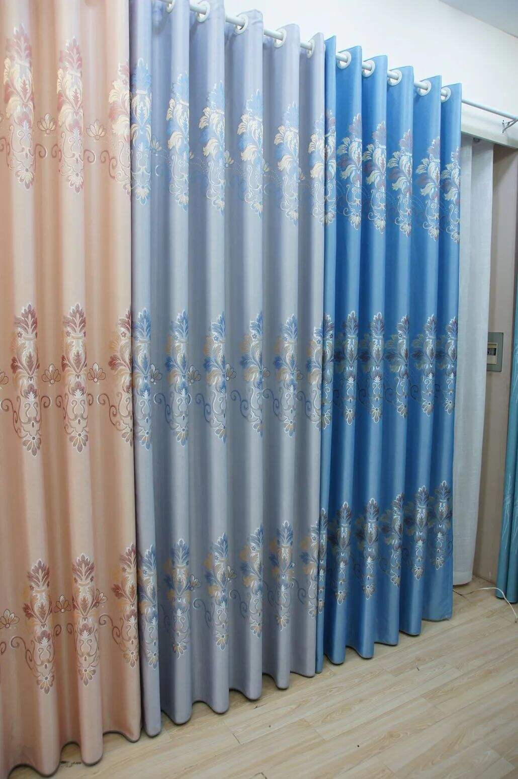 Foulola News:8808/8809/8810 Series Jacquard Blackout Curtain factory