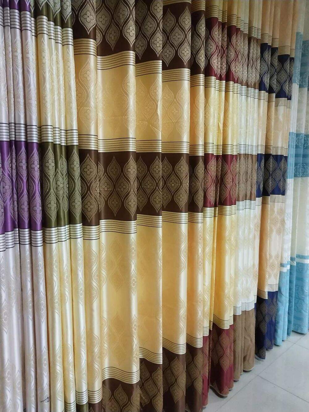 2.8m Width, Jacquard Curtain Fabric, 178gsm 500g/m factory