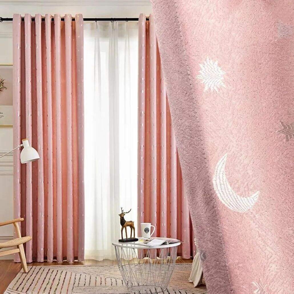 Foulola: Linen Style Polyester Brushed Jacquard Curtain supplier