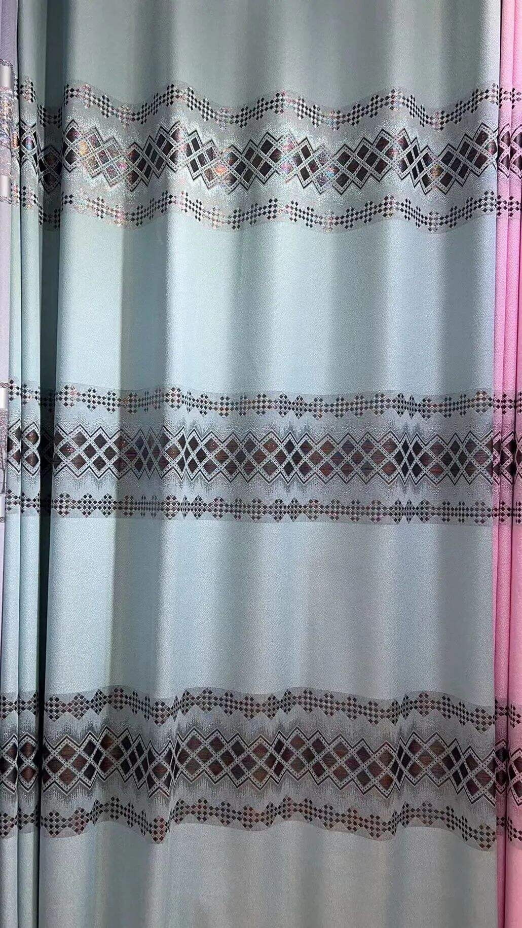 Foulola News: Cheap Jacquard Curtain Fabric, Widht 2.8m details