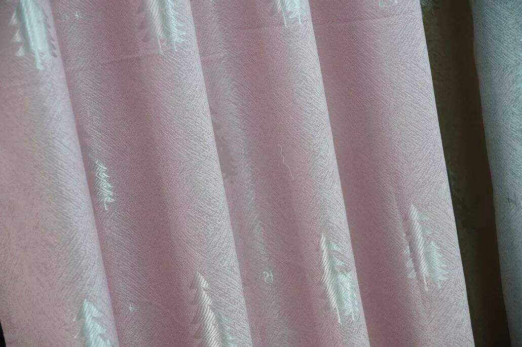 Foulola: Linen Style Polyester Brushed Jacquard Curtain factory