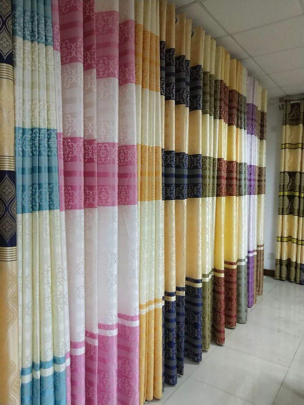 2.8m Width, Jacquard Curtain Fabric, 178gsm 500g/m supplier