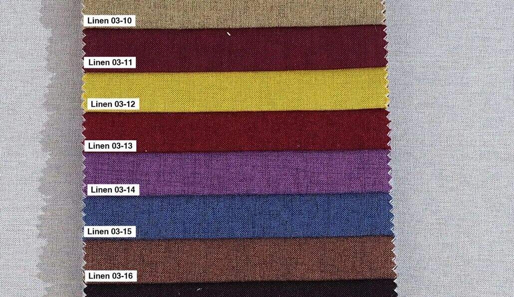 Foulola News:Plain Linen Cotton Sofa Fabric, Linen - 03 details