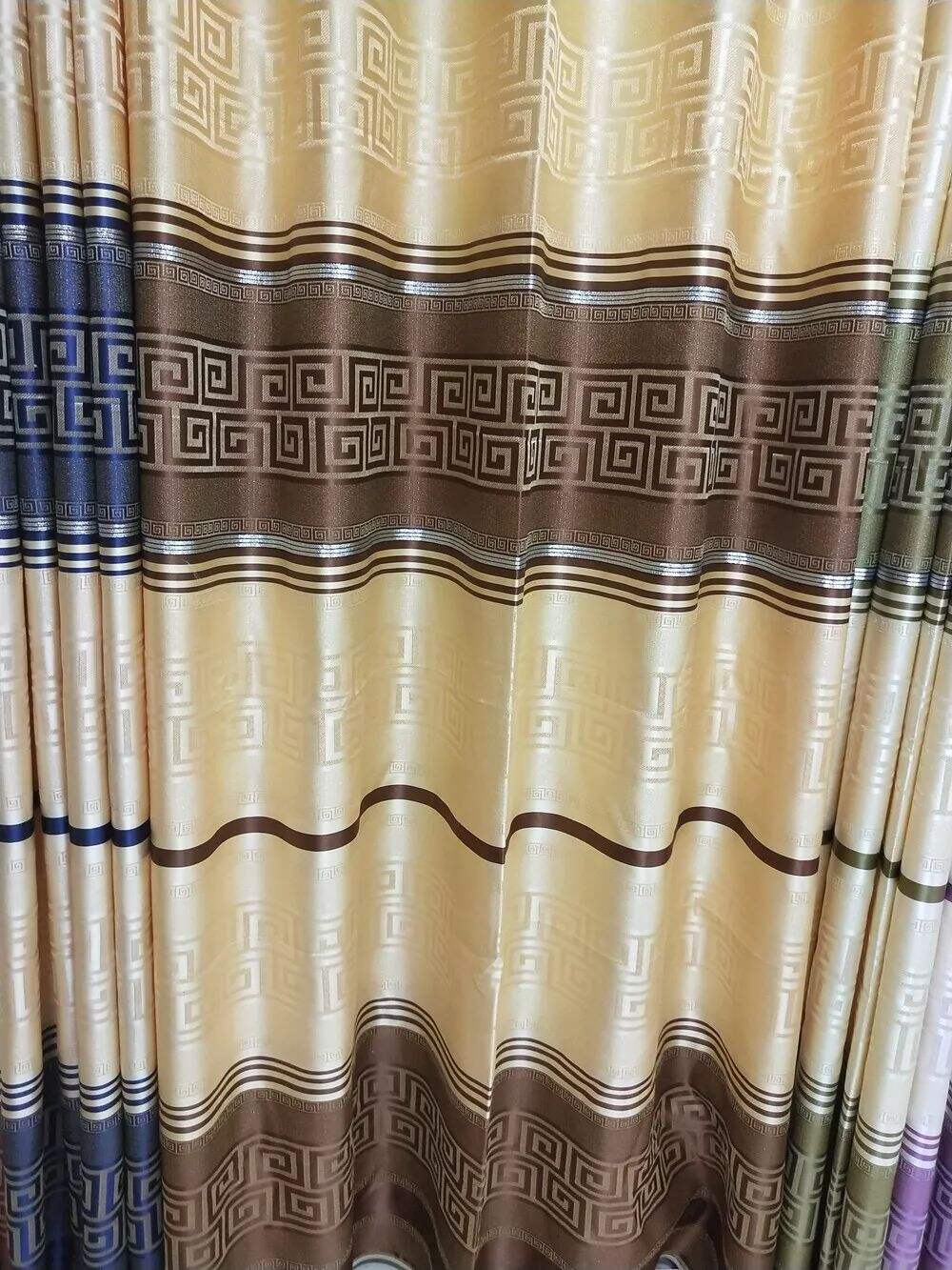 2.8m Width, Jacquard Curtain Fabric, 178gsm 500g/m factory