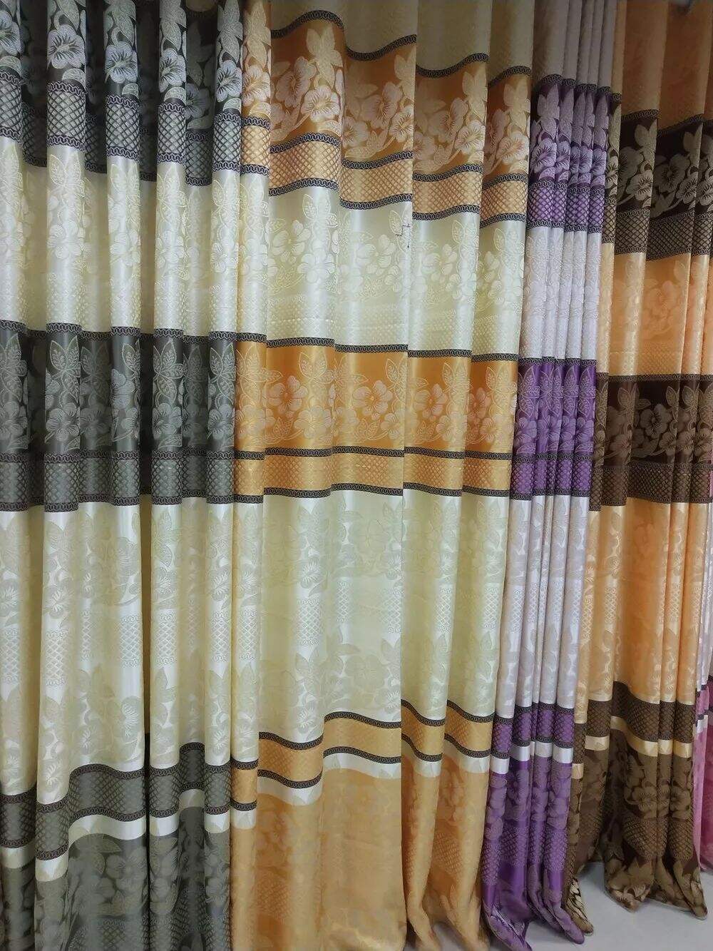 2.8m Width, Jacquard Curtain Fabric, 178gsm 500g/m factory